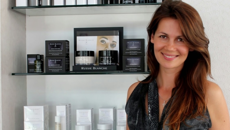 Julia Lemigova Launches Russie Blanche Cosmetics line in Miami