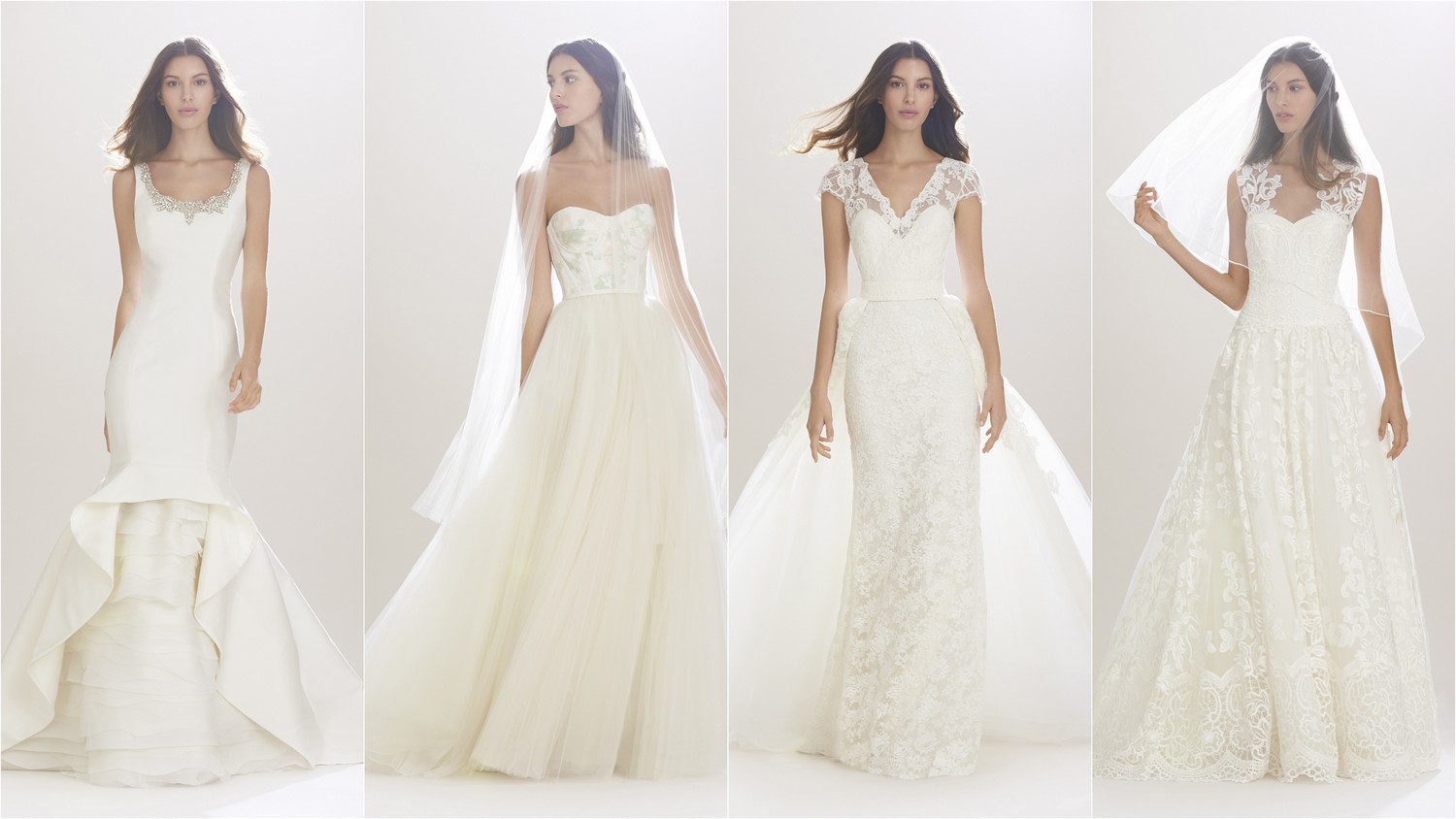 Winter White Wedding: Carolina Herrera Bridal Fall 2016
