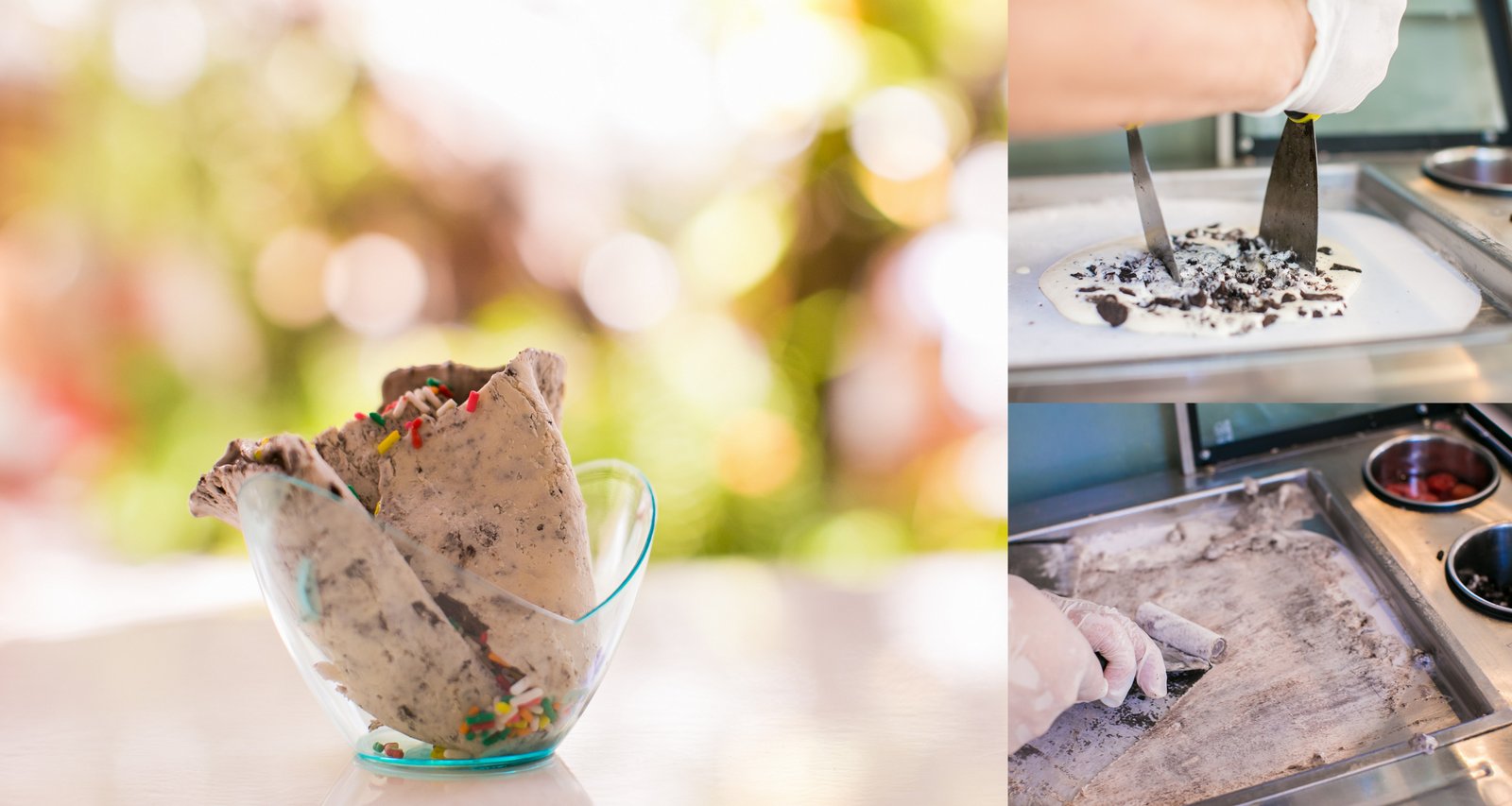 Rolled Ice cream finally in Miami every Sunday at Nikki Beach