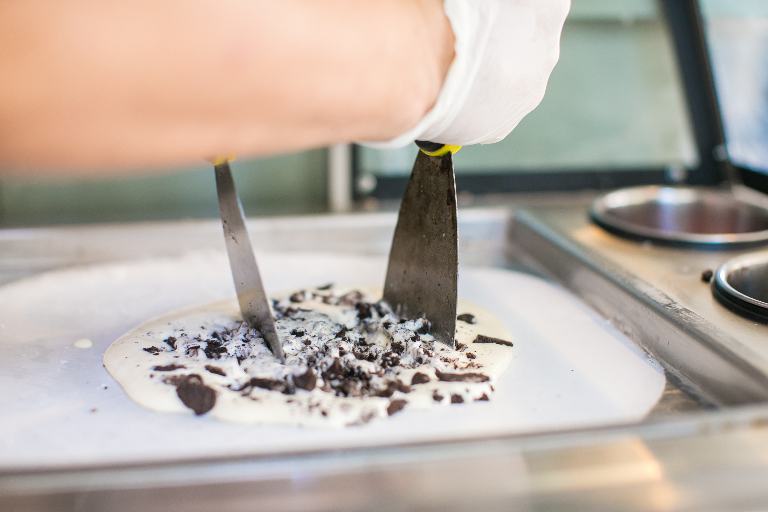 Rolled Ice cream finally in Miami every Sunday at Nikki Beach