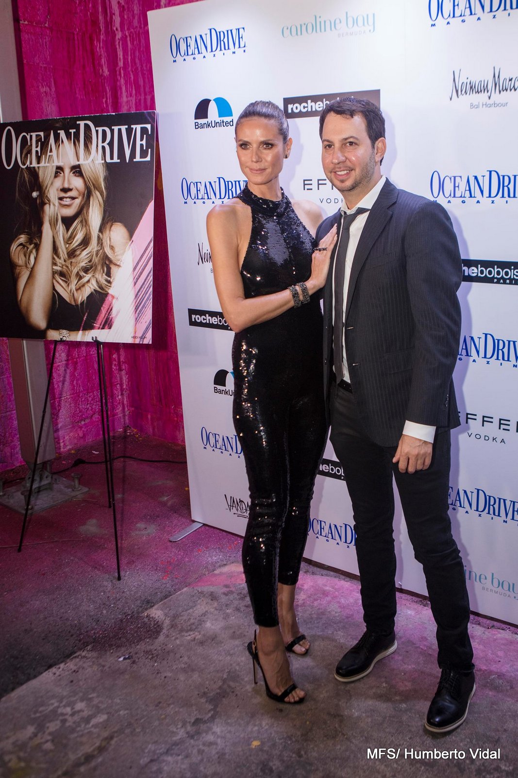 “Ocean Drive Magazine and Roche Bobois Celebrate the December Issue with cover star Heidi Klum and the FURTIF ART PROJECT, Roche Bobois Warehouse, Wynwood