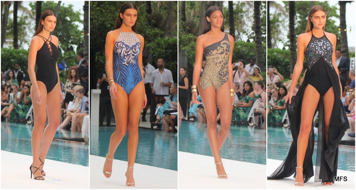 Gottex Swimwear Takes over SwimMiami with Futuristic Black and Sexy Styles