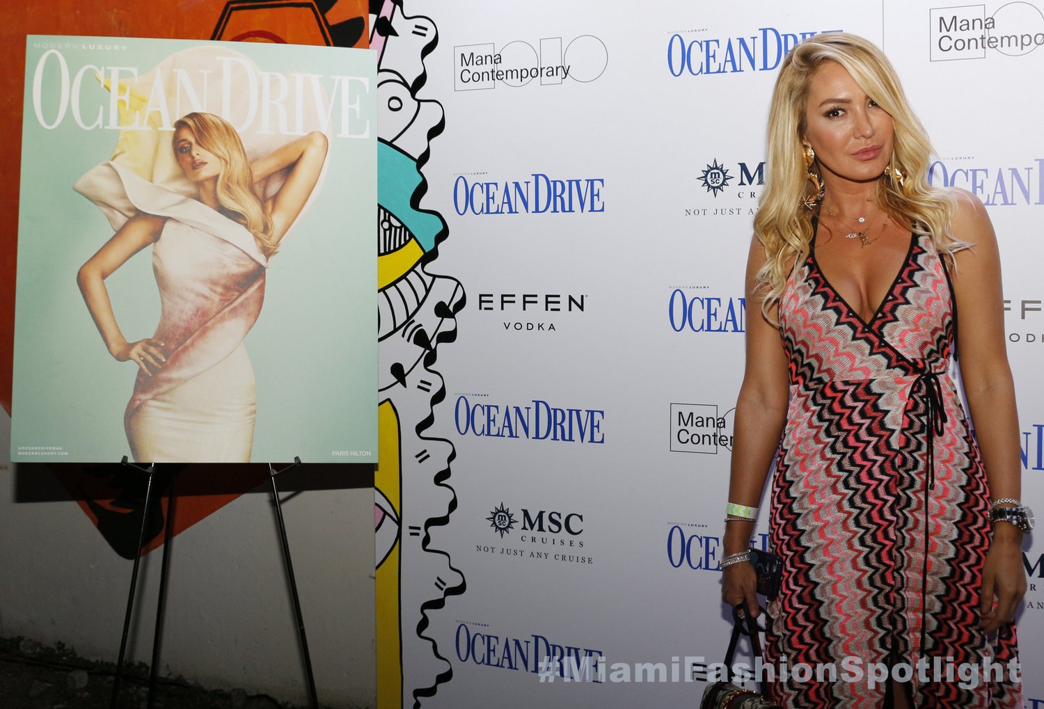 Paris Hilton graces Wynwood’s Mana Contemporary in celebration of her cover of Ocean Drive magazine for Art Basel 2017