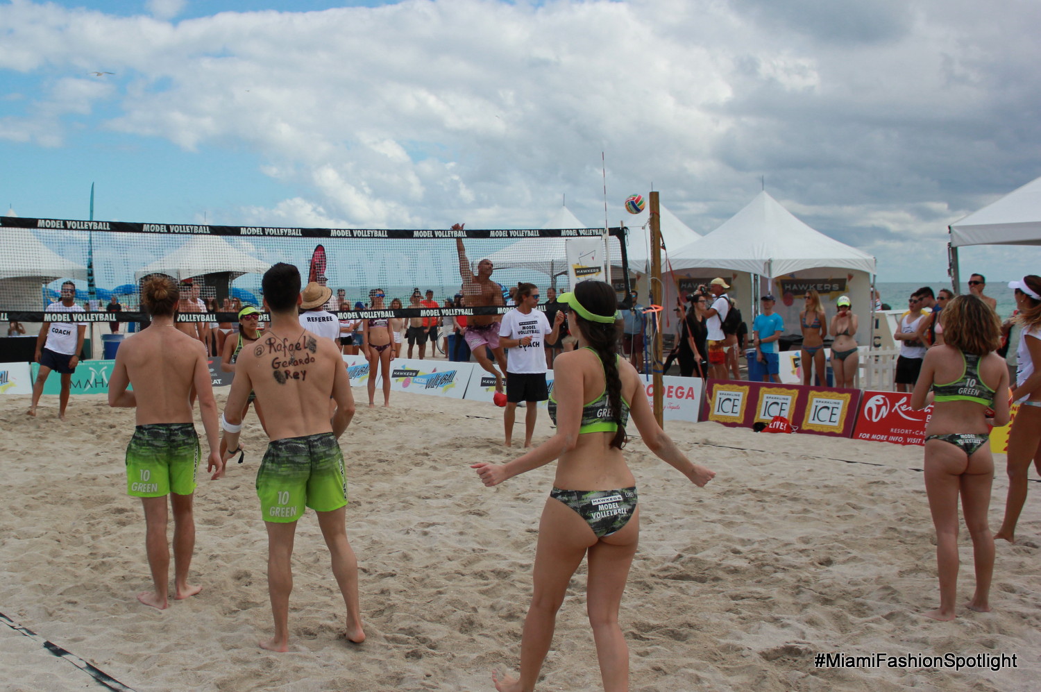 Hawkers Model Volleyball Takes Over South Beach with The Sexiest Event on the Planet