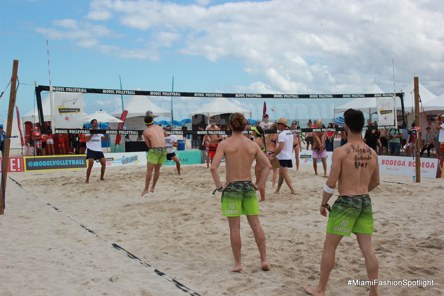 Hawkers Model Volleyball Takes Over South Beach with The Sexiest Event on the Planet