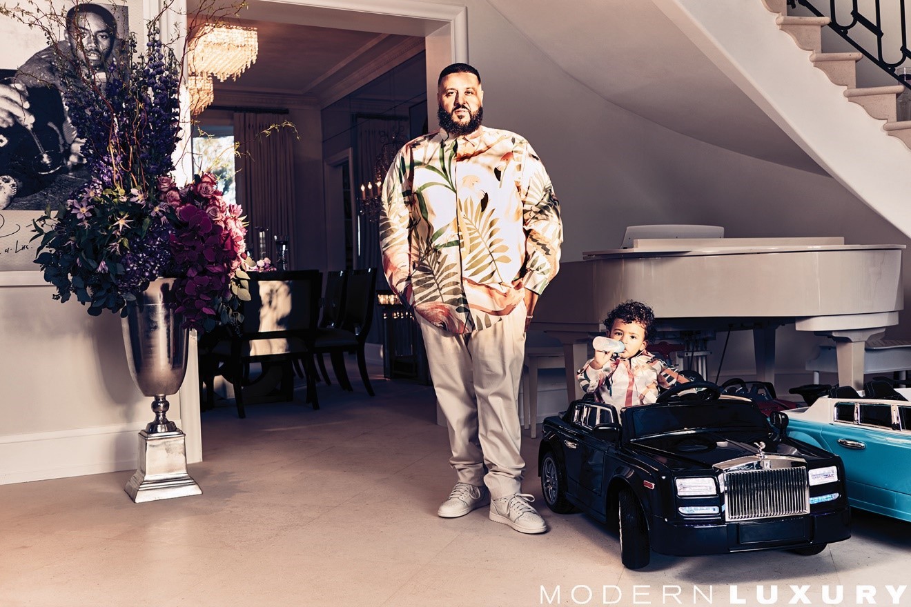 DJ Khaled on the cover of Ocean Drive magazine's April Issue