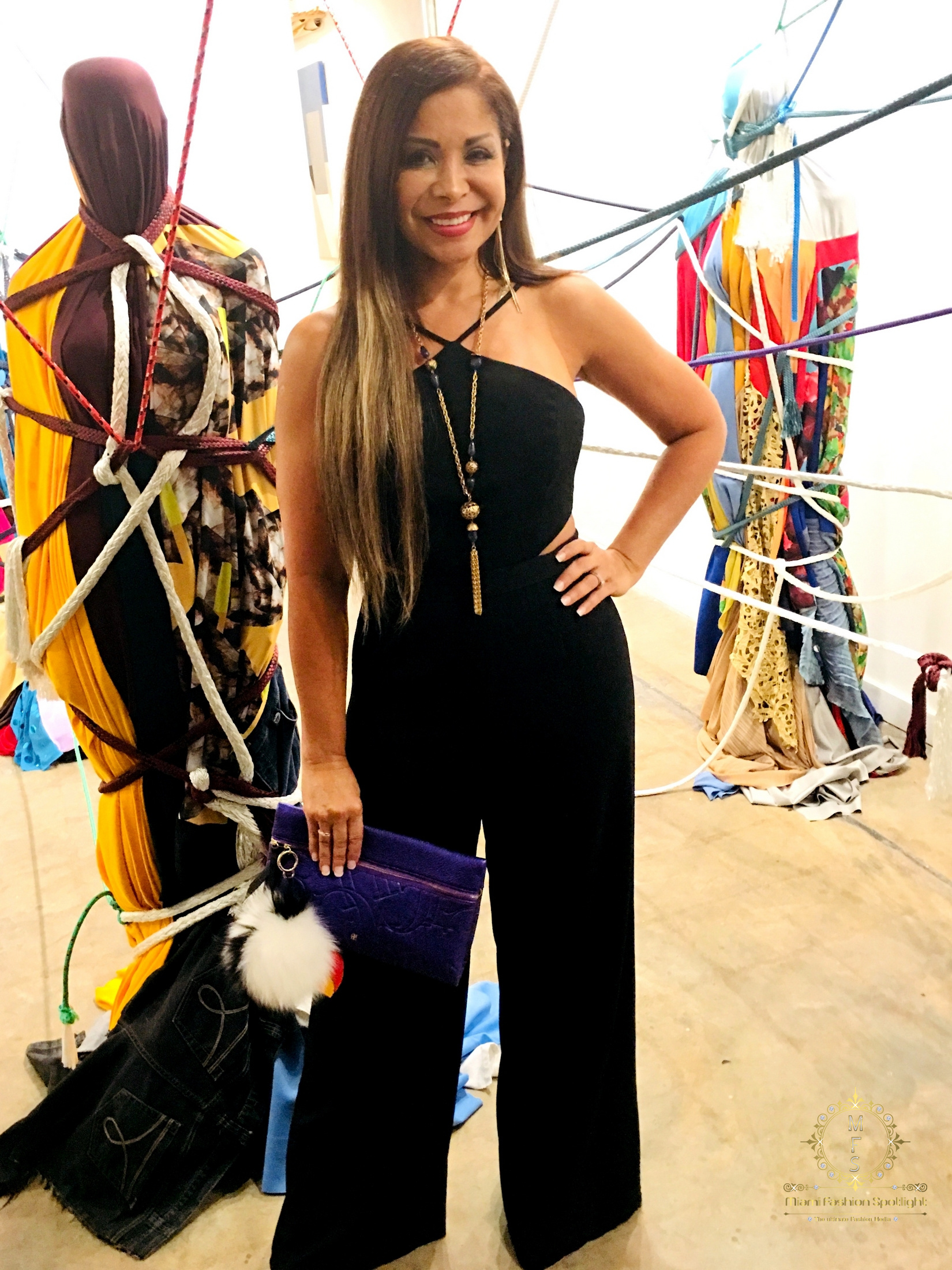 Lissette Rondon attending "El Cuerpo de la Obra" by Lisu Vega Exhibition