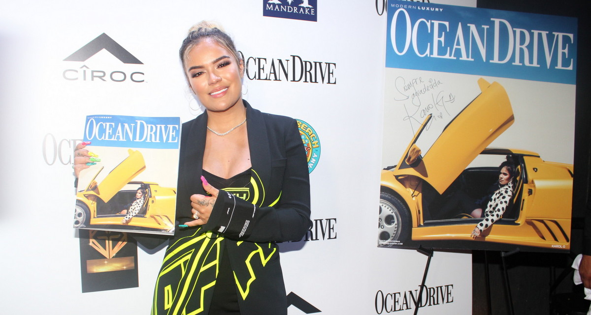 Ocean Drive Magazine Celebrates April Issue with Cover Star and Chart-Topping Reggaeton Artist Karol G