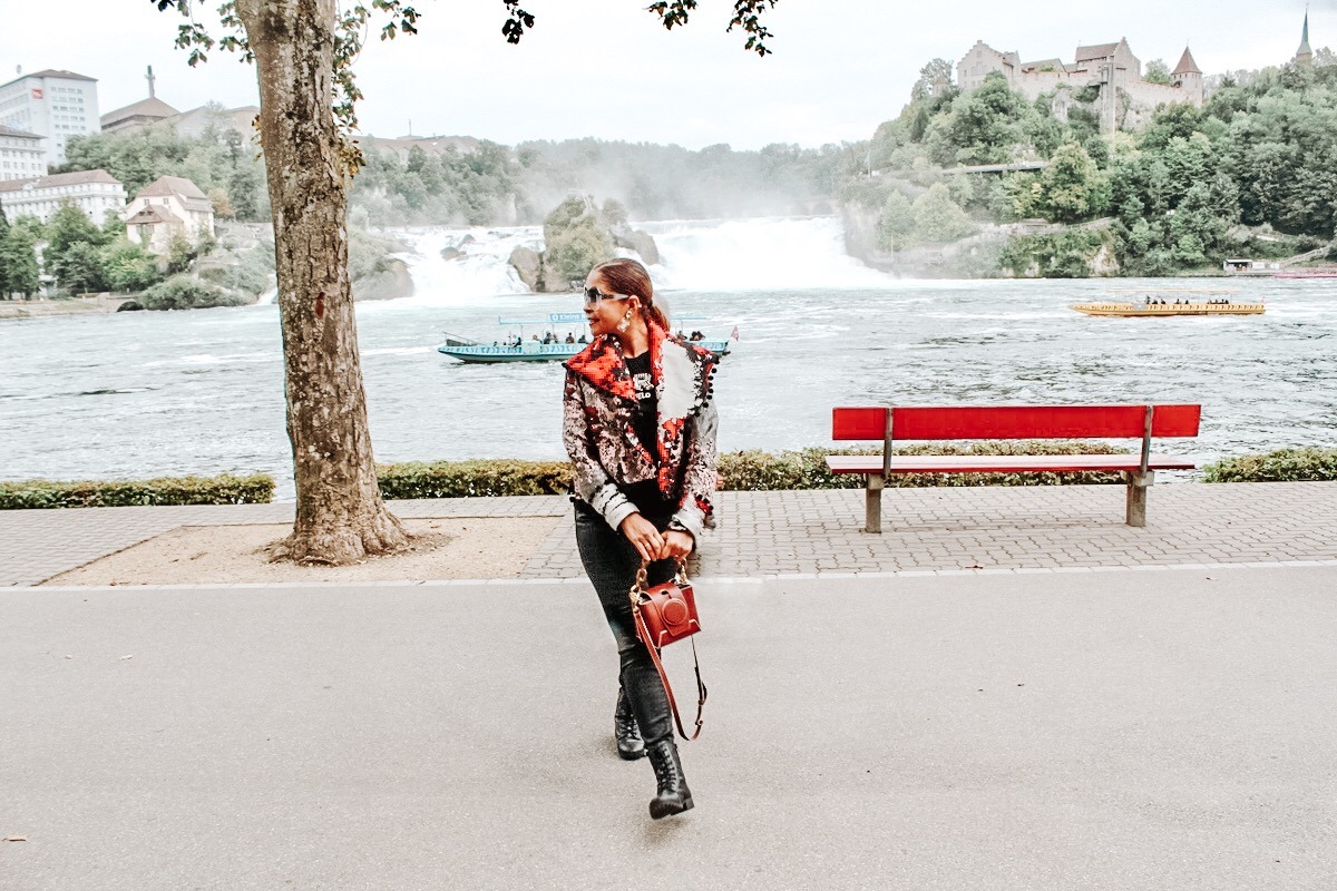 RHINE FALLS, SWITZERLAND.