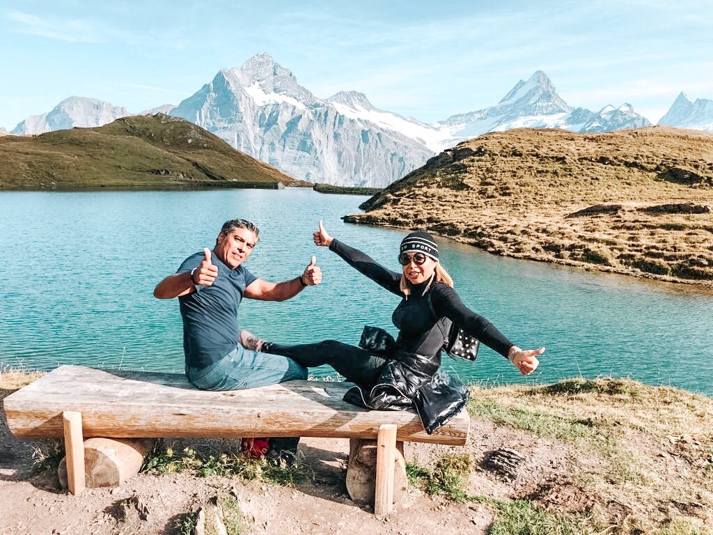 LAKE BACHALPSEE, SWITZERLAND.