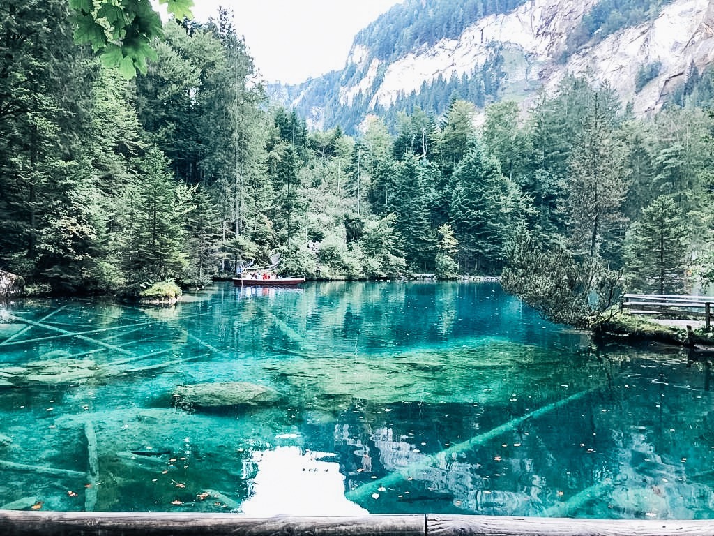 LAKE BLAUSEE, SWITZERLAND.