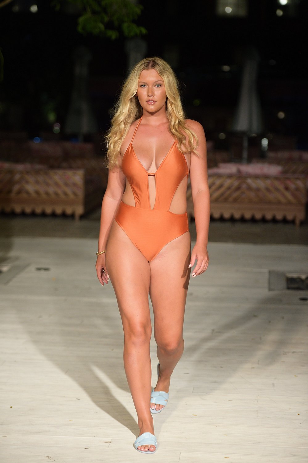 Sinesia Karol at PARAISO Miami Beach Swim Week 2021. Photo Credit: Courtesy of Tara INK. 