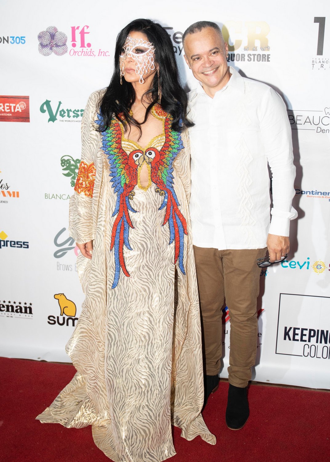 Maria Conchita Alonso en 'Masquerade Casino Night'