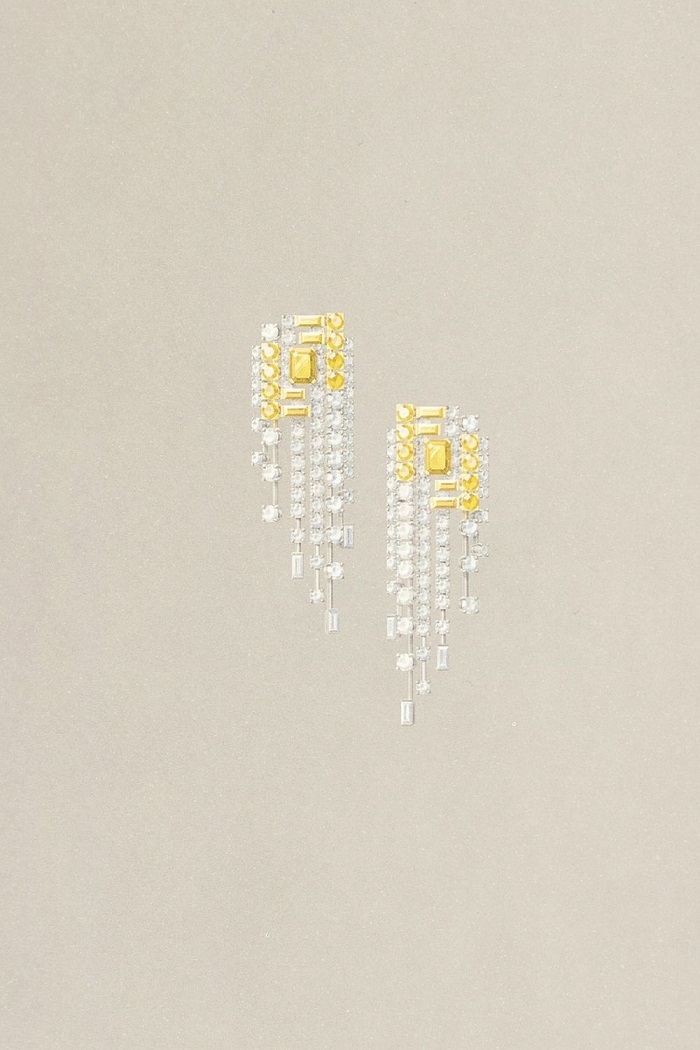 FENDI Flavus Earrings revealed on the Fendi Couture Autumn/Winter 2022 