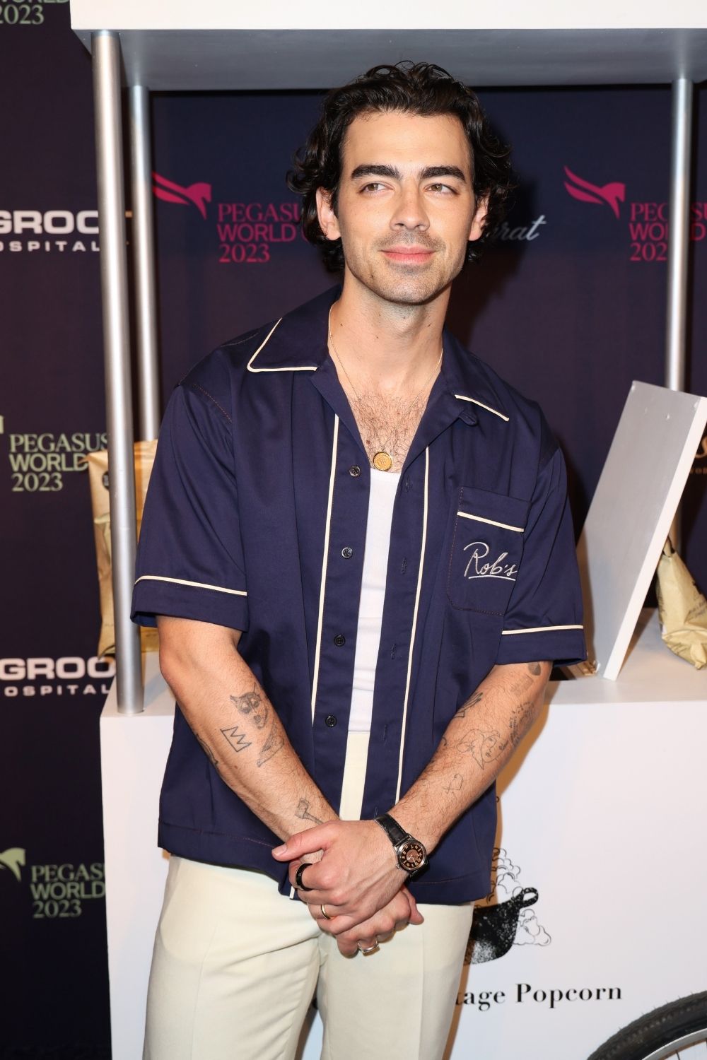 Joe Jonas attending the 2023 Pegasus World Cup presented by Baccarat.