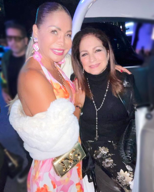 Lissette Rondon and Gloria Estefan.