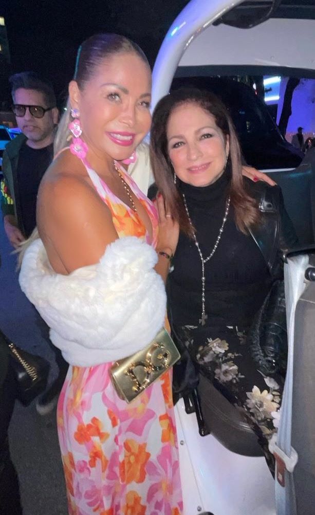 Lissette Rondon and Gloria Estefan.
