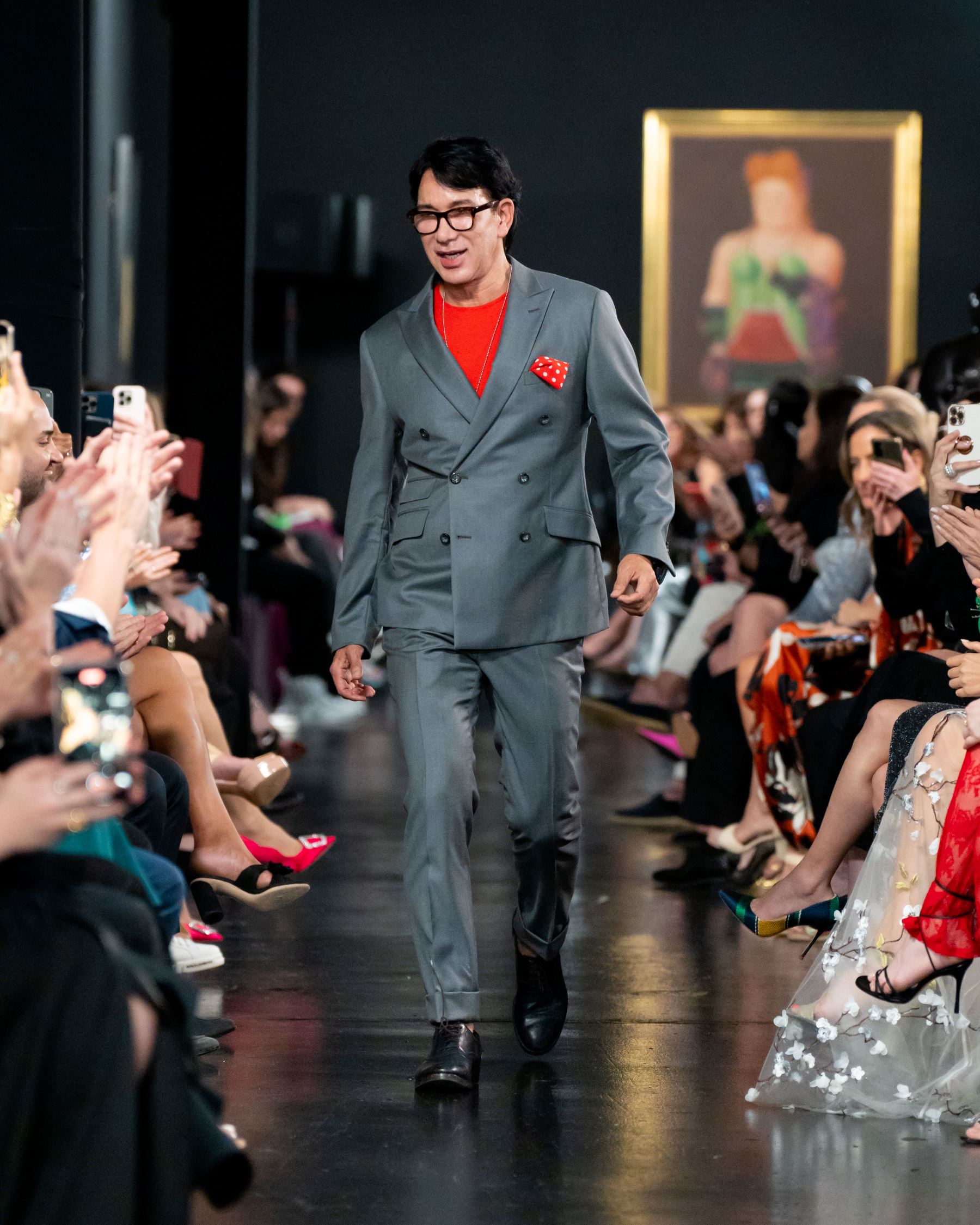 Designer René Ruiz at Miami Fashion Week 2024