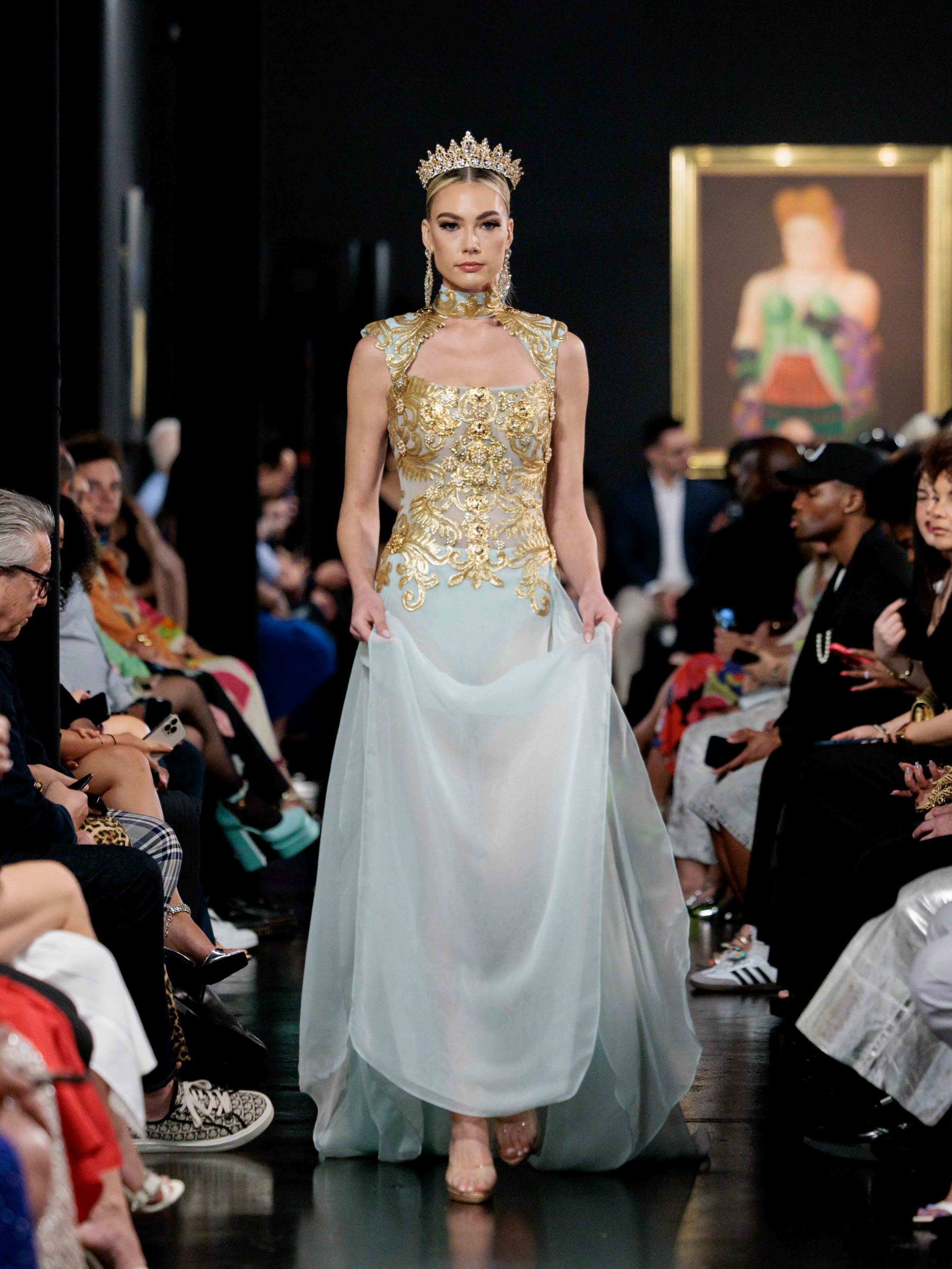  Giannina Azar's 'Renaissance' Reigns Supreme at Miami Fashion Week 2024