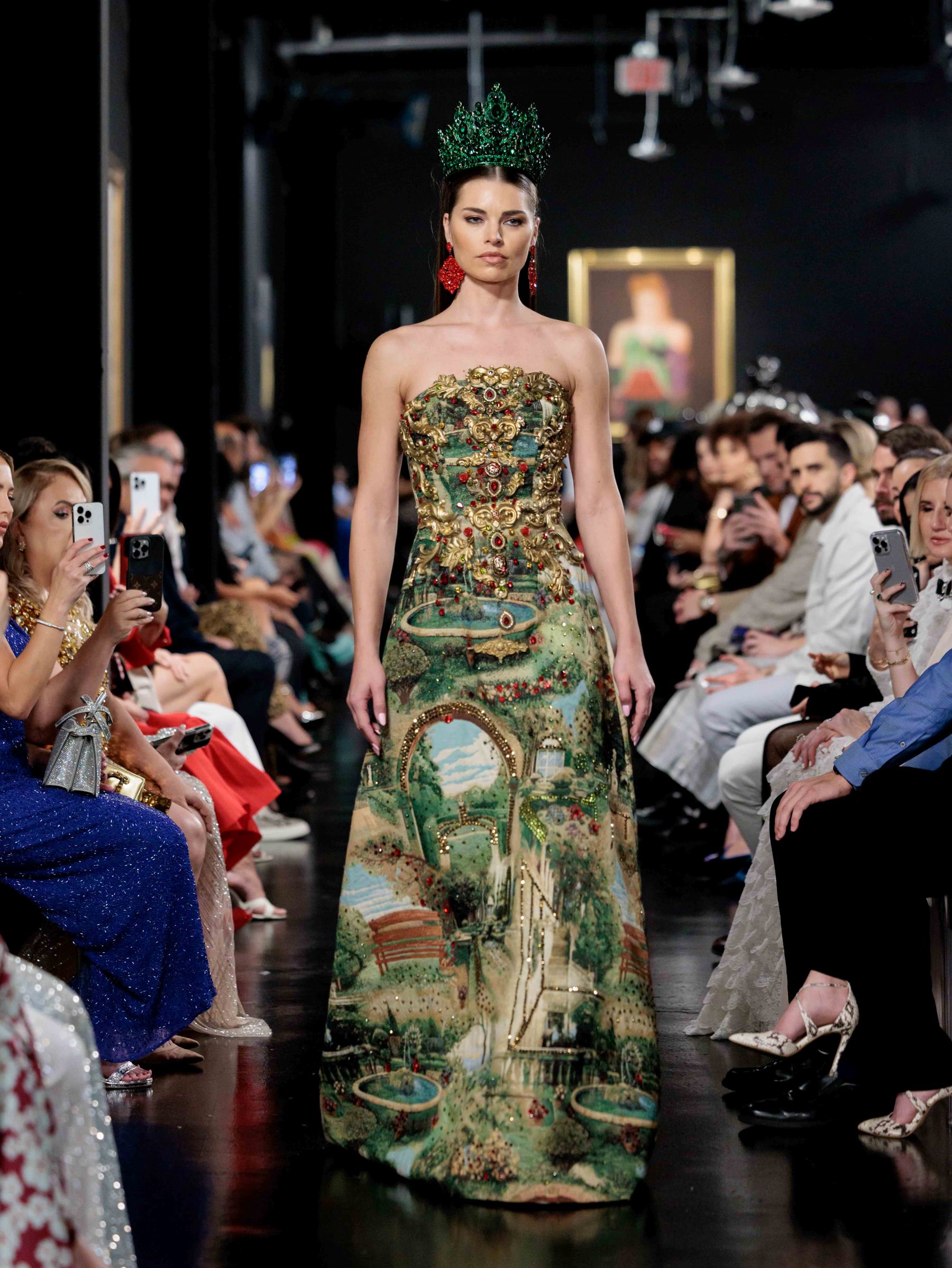  Giannina Azar's 'Renaissance' Reigns Supreme at Miami Fashion Week 2024