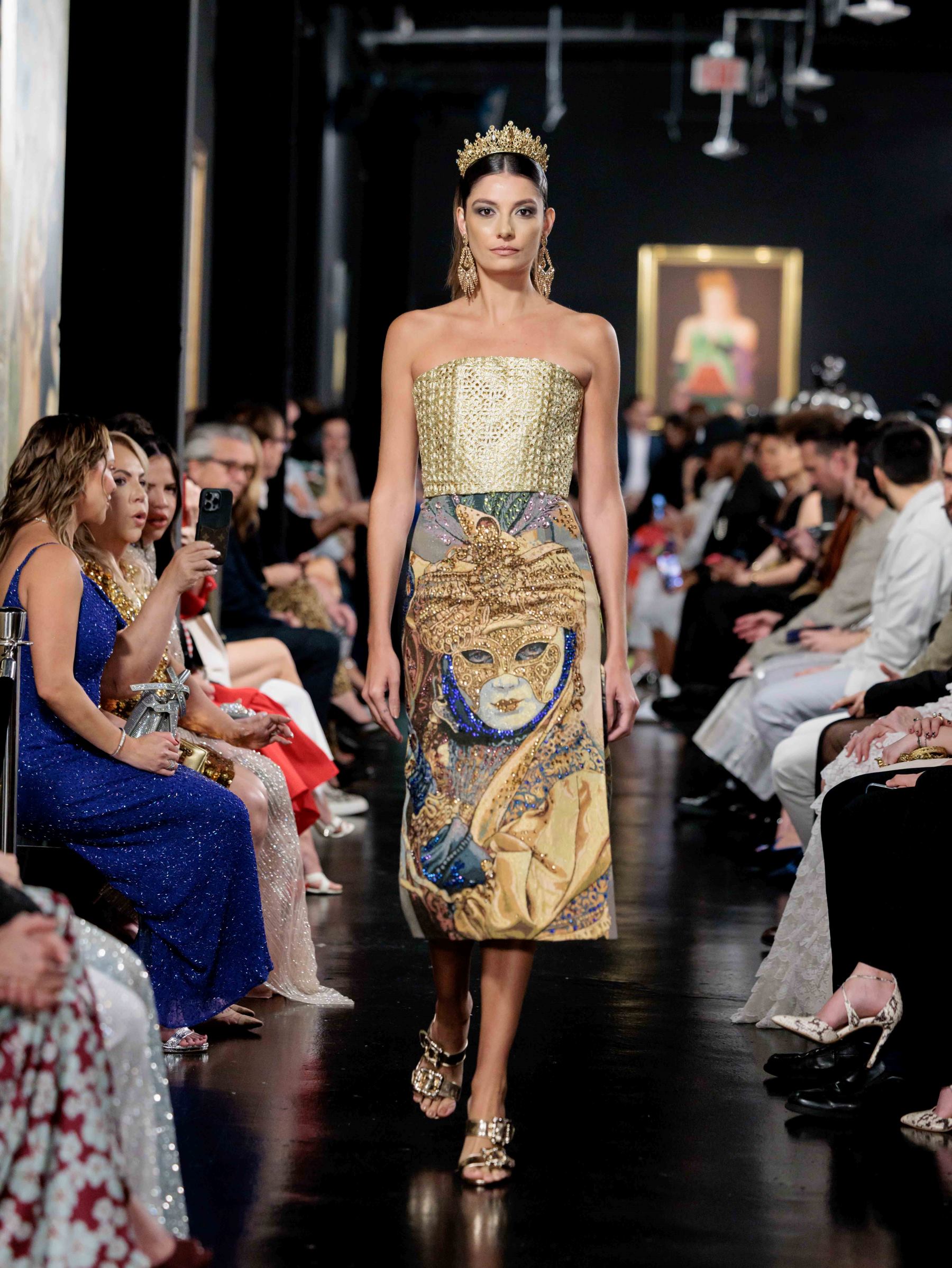  Giannina Azar's 'Renaissance' Reigns Supreme at Miami Fashion Week 2024