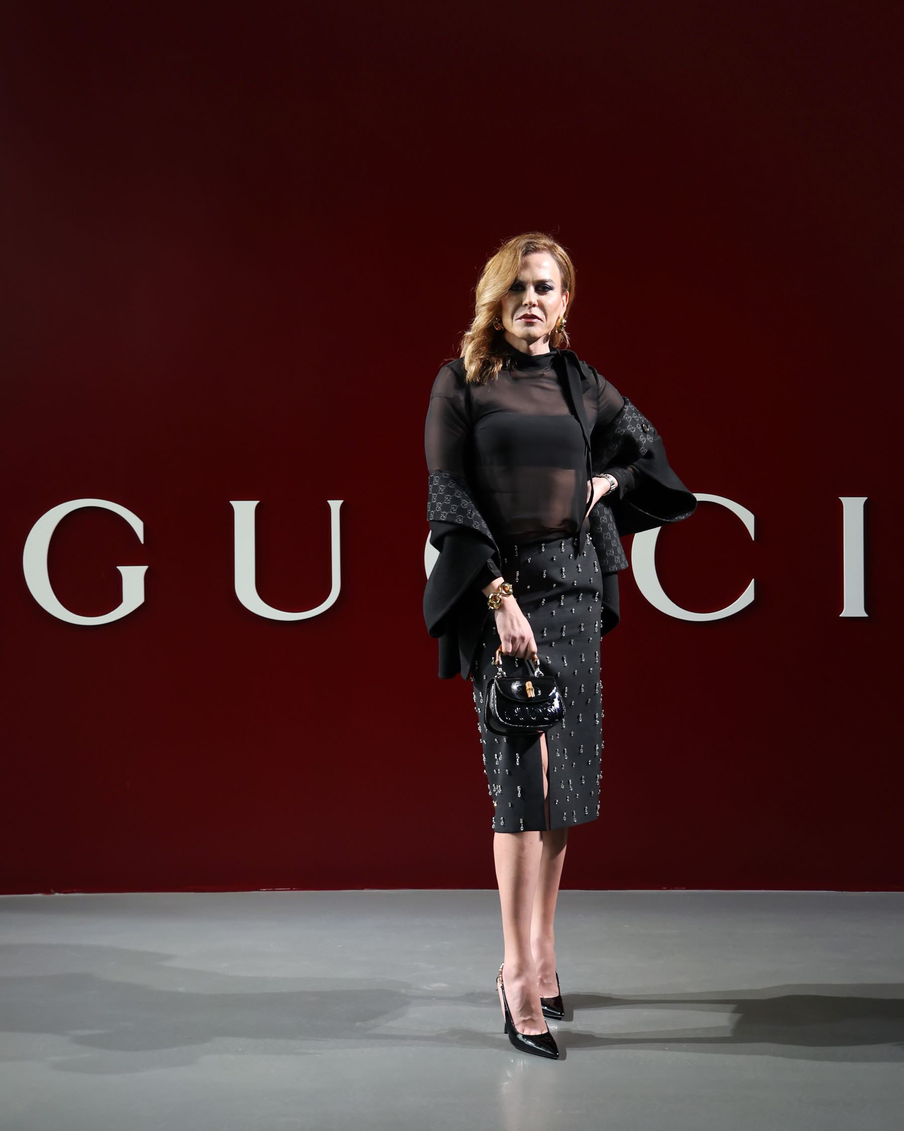 CELEBRITIES AT GUCCI WOMEN’S FALL WINTER 2024 FASHION SHOW