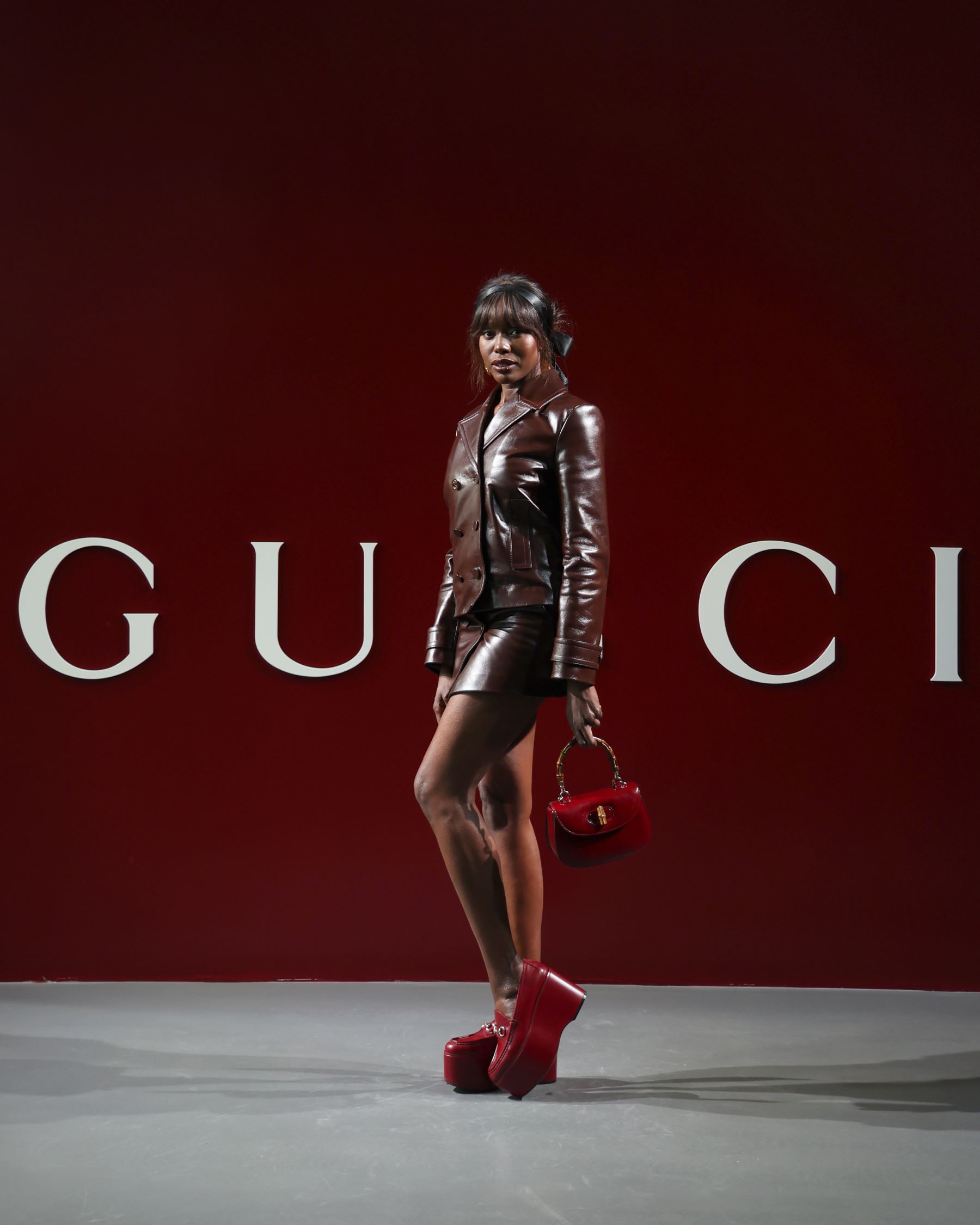 CELEBRITIES AT GUCCI WOMEN’S FALL WINTER 2024 FASHION SHOW