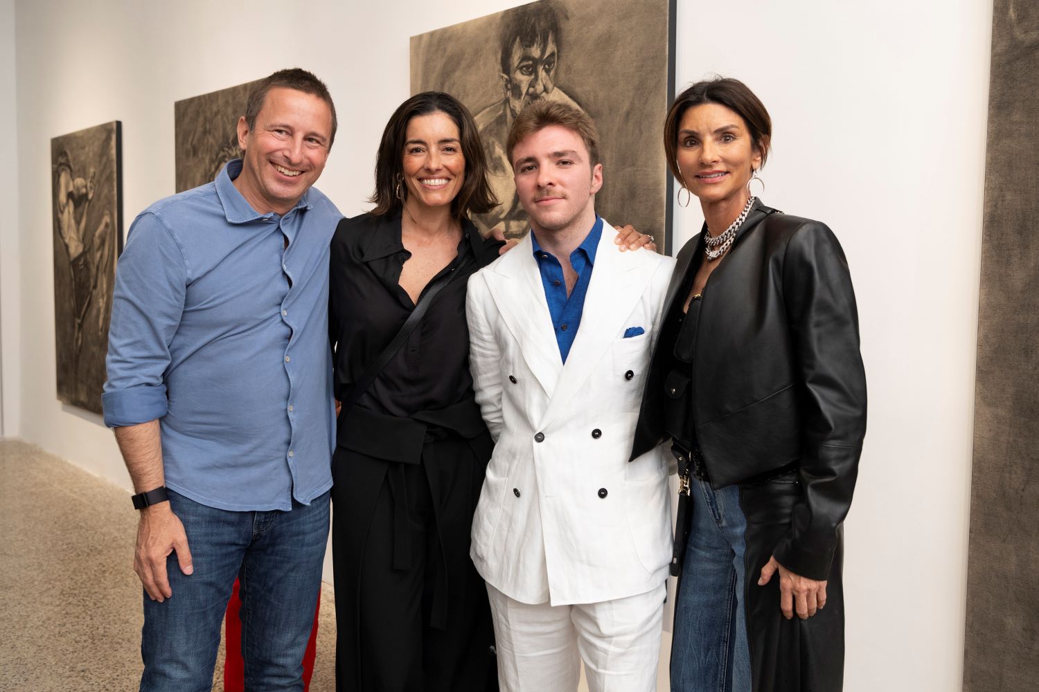 Emmanuel Sebag, Lisa Cortes, Rocco Ritchie & Ingrid Casares