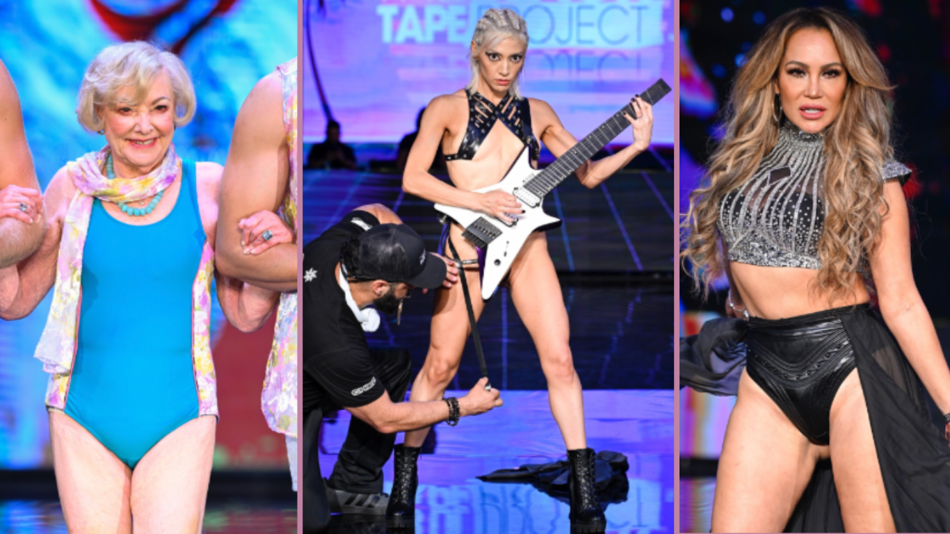 96-year-old model for Love For Upcycling, Joel Alvarez for Black Tape Project, JLO impersonator for For The Stars