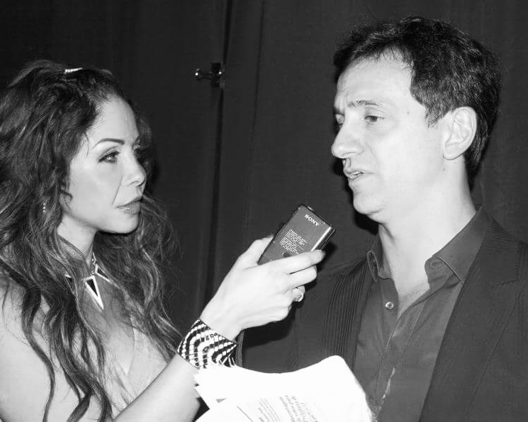 Lissette Rondon and Brazilian fashion designer Carlos Miele.