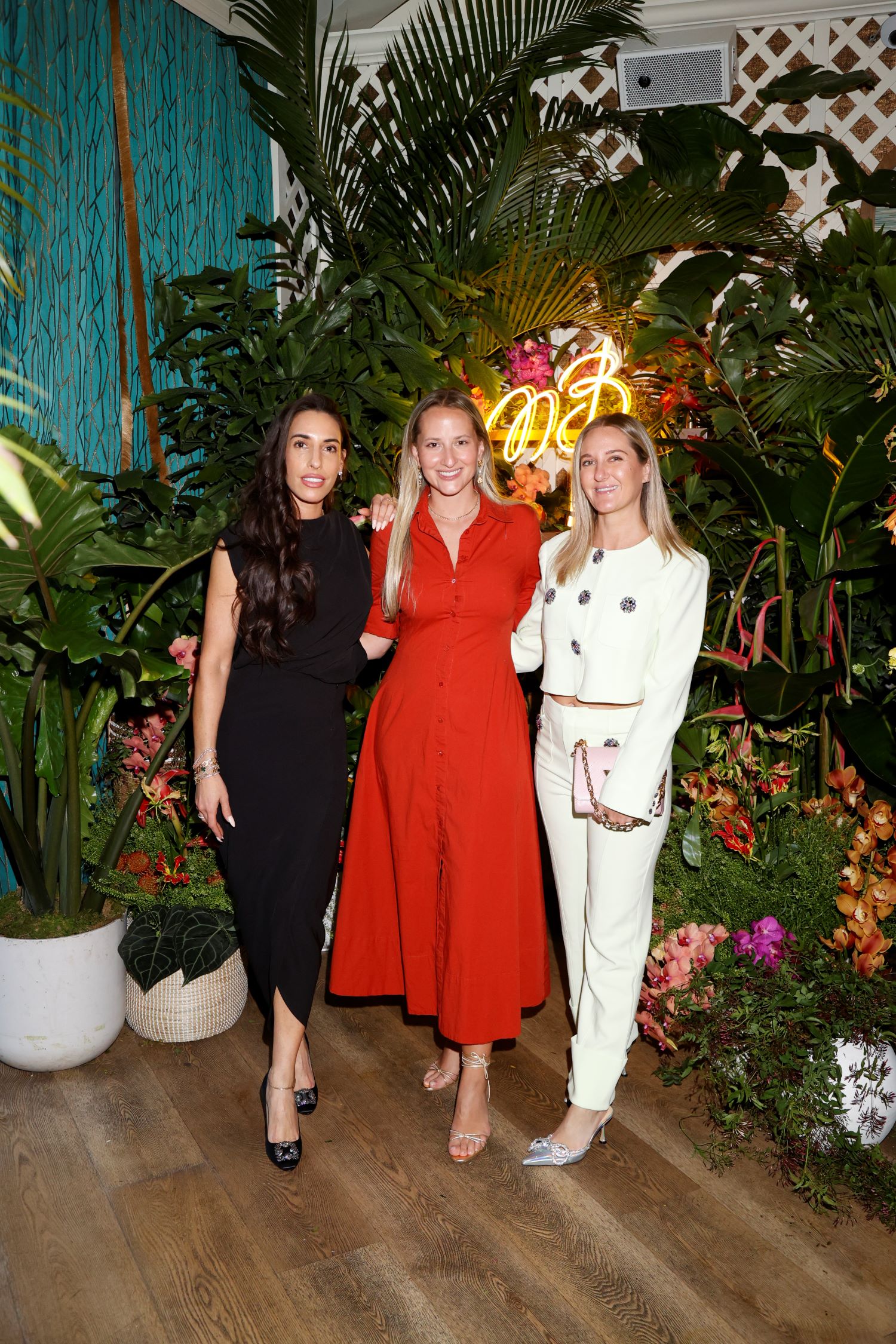 Dinner Celebration (Manolo Blahnik Miami Boutique): Lauren Gnazzo, Paige Mastrandrea Pulichino, and Adrienne Faurote