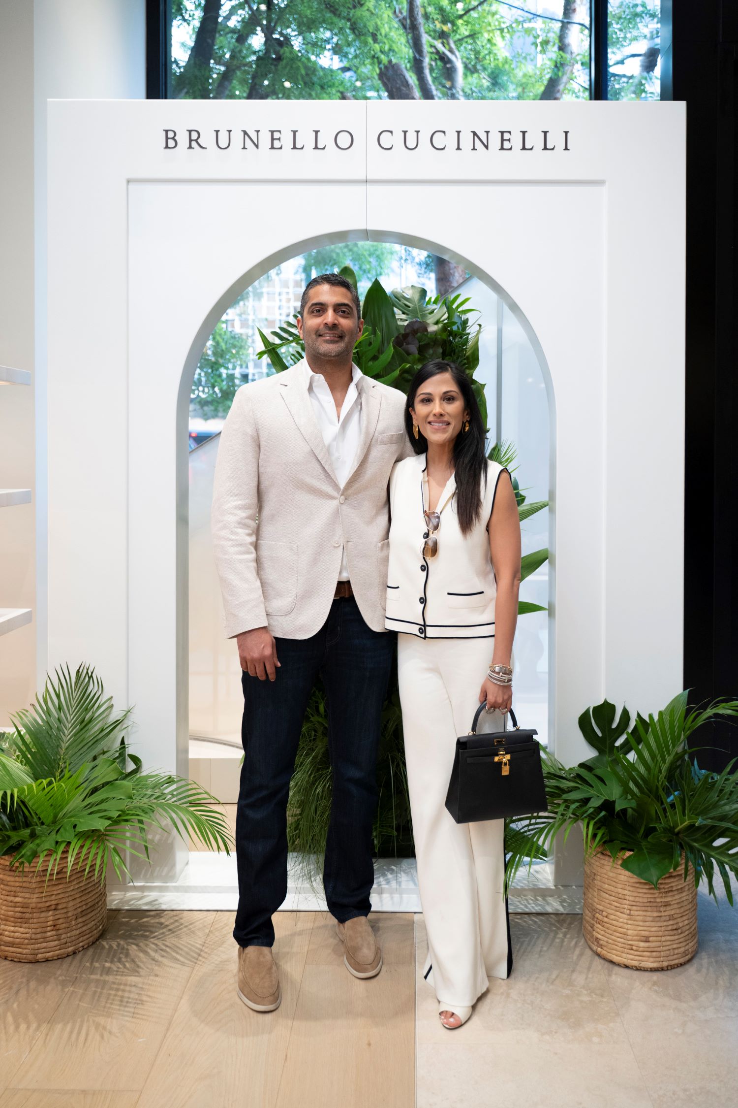 Brunello Cucinelli Miami 2025: Nitin Motwani & Anshu Motwani Brunello Cucinelli Miami 2025: Nitin Motwani & Anshu Motwani