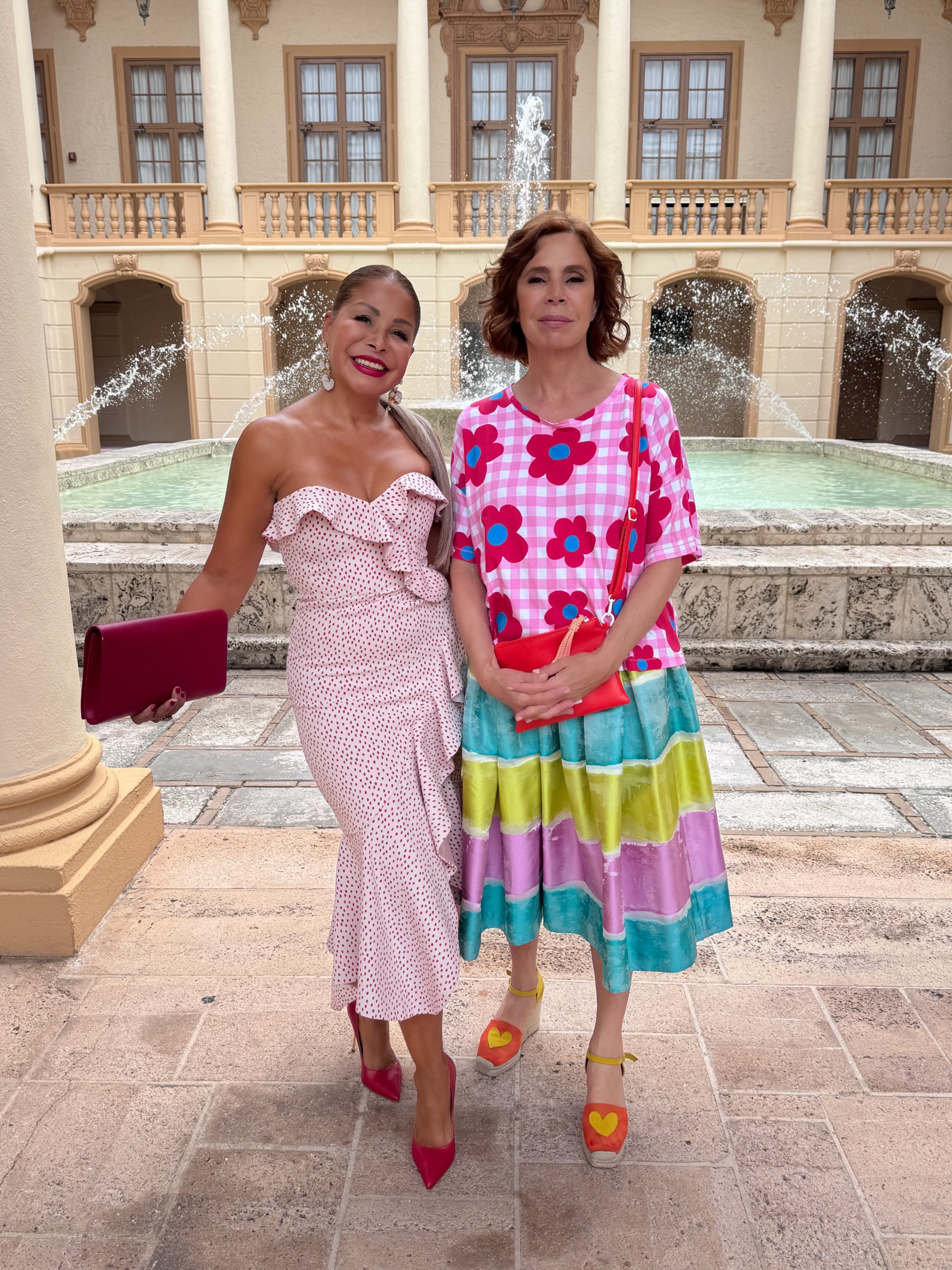 (L-R) Lissette Rondon (Founder & Editorial Director of Miami Fashion Spotlight) and Spanish Fashion Designer, Agatha Ruiz de la Prada. Photo Credit: Miami Fashion Spolight. (L-R) Lissette Rondon (Founder & Editorial Director of Miami Fashion Spotlight) and Spanish Fashion Designer, Agatha Ruiz de la Prada. Photo Credit: Miami Fashion Spolight.