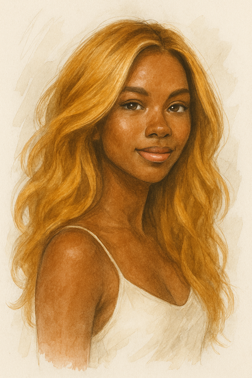 Deep Skin: Golden Blonde, Strawberry, and Warm Honey