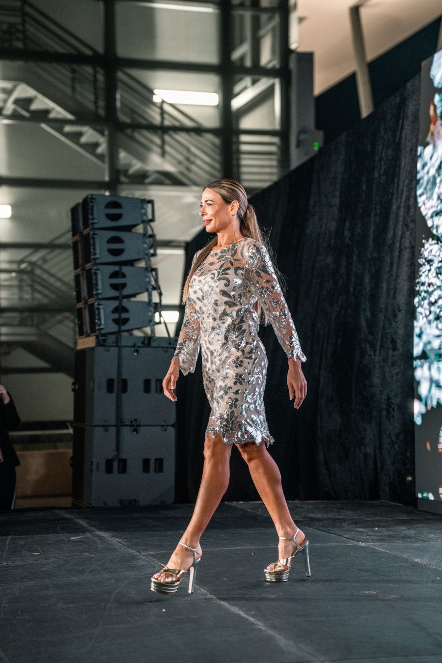 Elie Tahari Runway Show at St. Thomas University in Miami honoring female soldiers