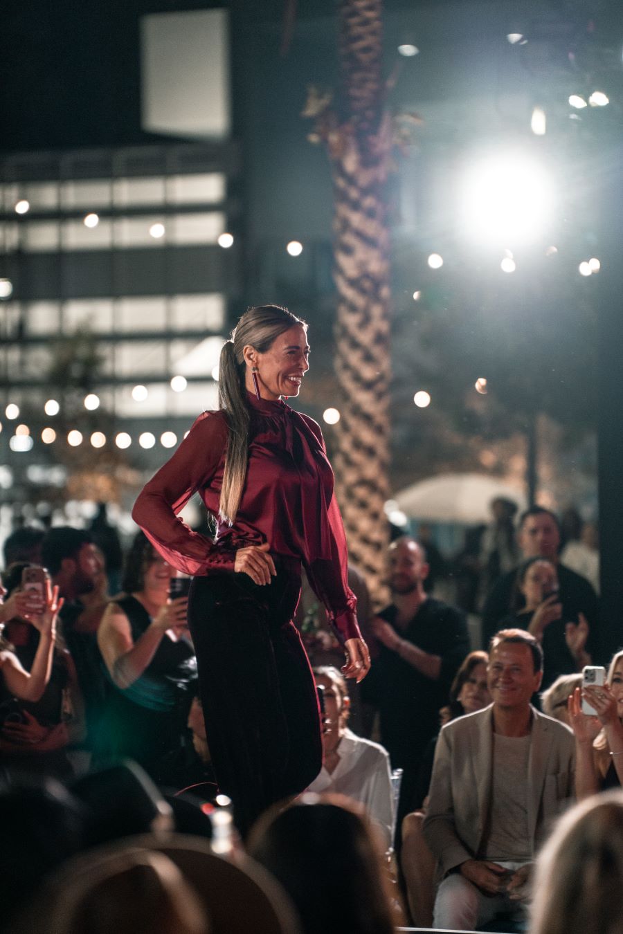 Elie Tahari Runway Show at St. Thomas University in Miami honoring female soldiers.