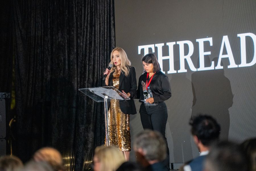 Elie Tahari Runway Show at St. Thomas University in Miami honoring female soldiers.