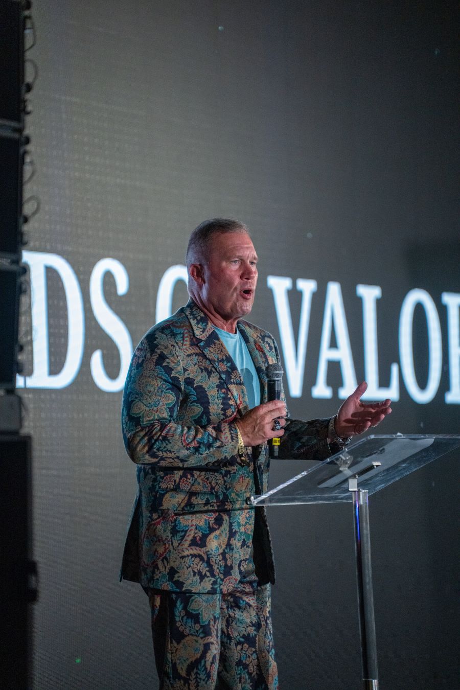 Elie Tahari Runway Show at St. Thomas University in Miami honoring female soldiers.