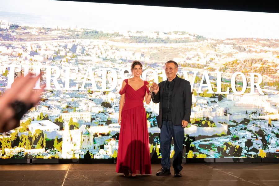 Elie Tahari presenting his latest collection in Miami.