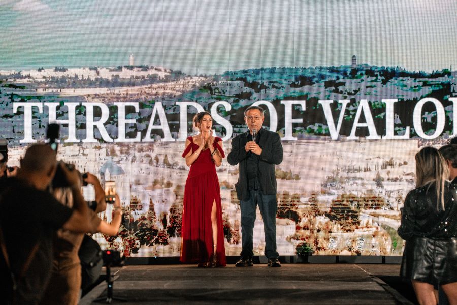 Elie Tahari presenting his latest collection in Miami.