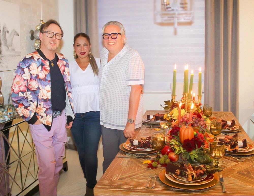 My Experience With This Thanksgiving Collaboration: Why This Table Meant So Much to Me: Samy Gichermab, Lissette Rondon and Francis Yechitch.