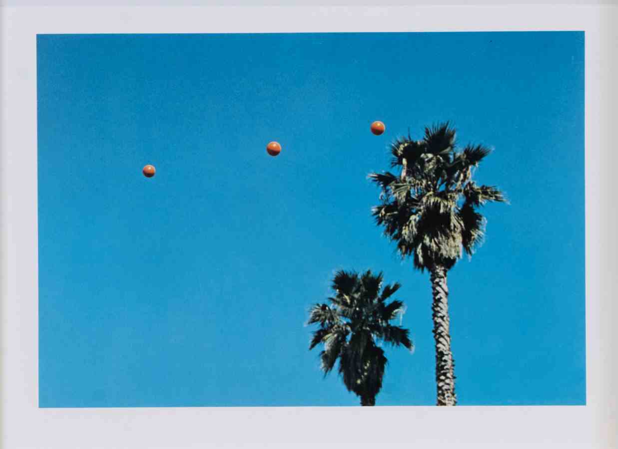 John Baldessari’s Throwing Three Balls in the Air to Get a Straight Line (1973)