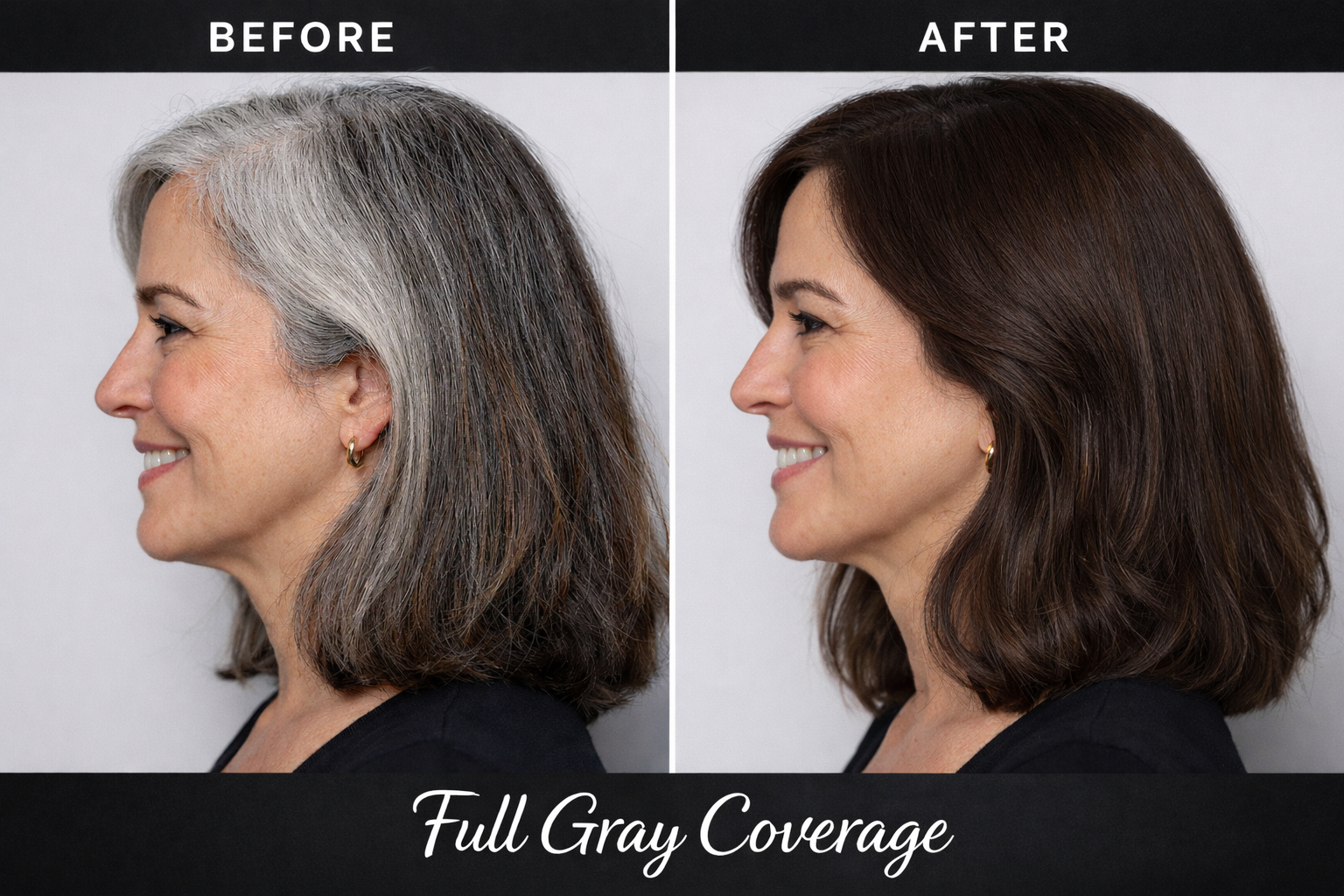 Full Gray Coverage | Gray Blending vs Full Coverage Full Gray Coverage | Gray Blending vs Full Coverage