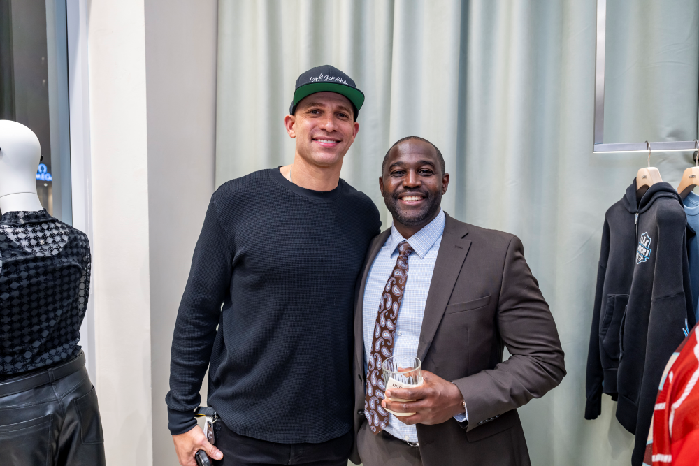 Jimmy Graham and Andre Reid. Jimmy Graham and Andre Reid.